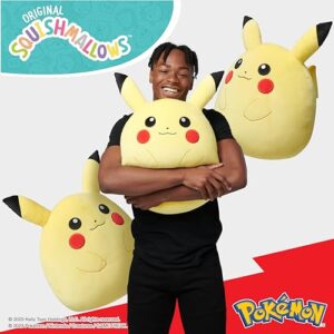 Squishmallows Pokemon 14-Inch Pikachu Plush - Add Pikachu to Your Squad, Ultrasoft Stuffed Animal Large Plush, Official Kelly Toy Plush