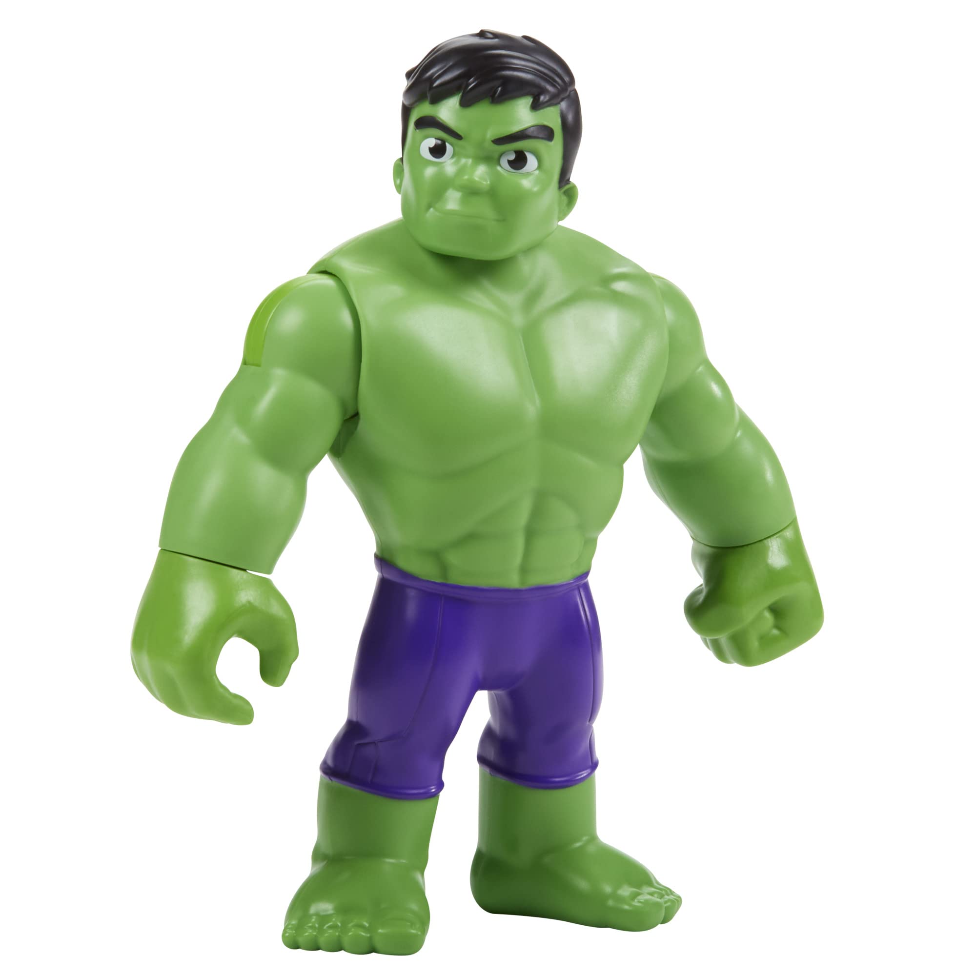 Spidey and His Amazing Friends Marvel Supersized Hulk 9-inch Action Figure,Preschool Super Hero Toy,Kids Ages 3 and Up,Avengers Action Figures