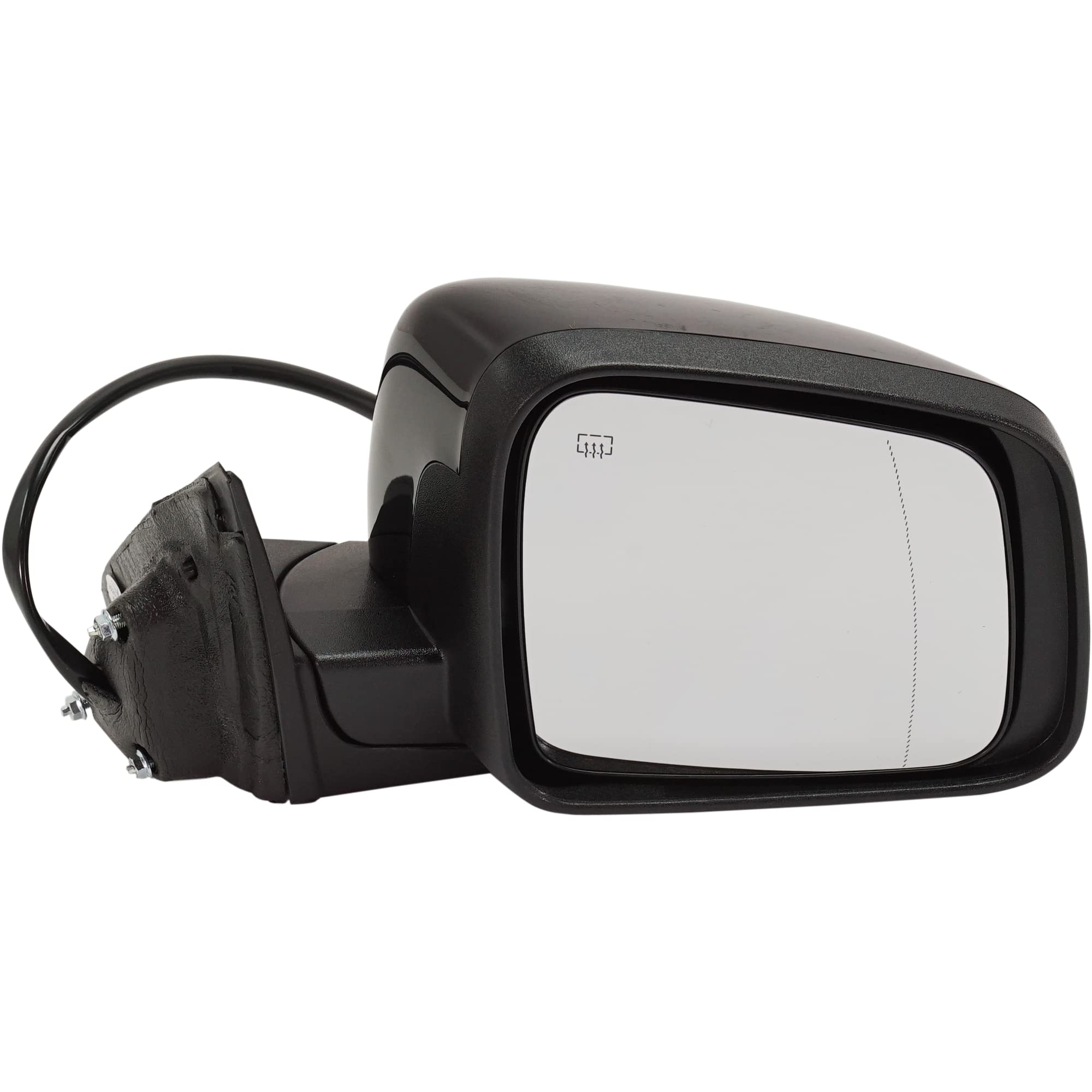 Kool Vue Driver & Passenger Side Power Heated Mirrors for Jeep Grand Cherokee 2014-2021 Power Fold With Signal Light; Without Blind Spot, Memory & Puddle Lamp Paintable