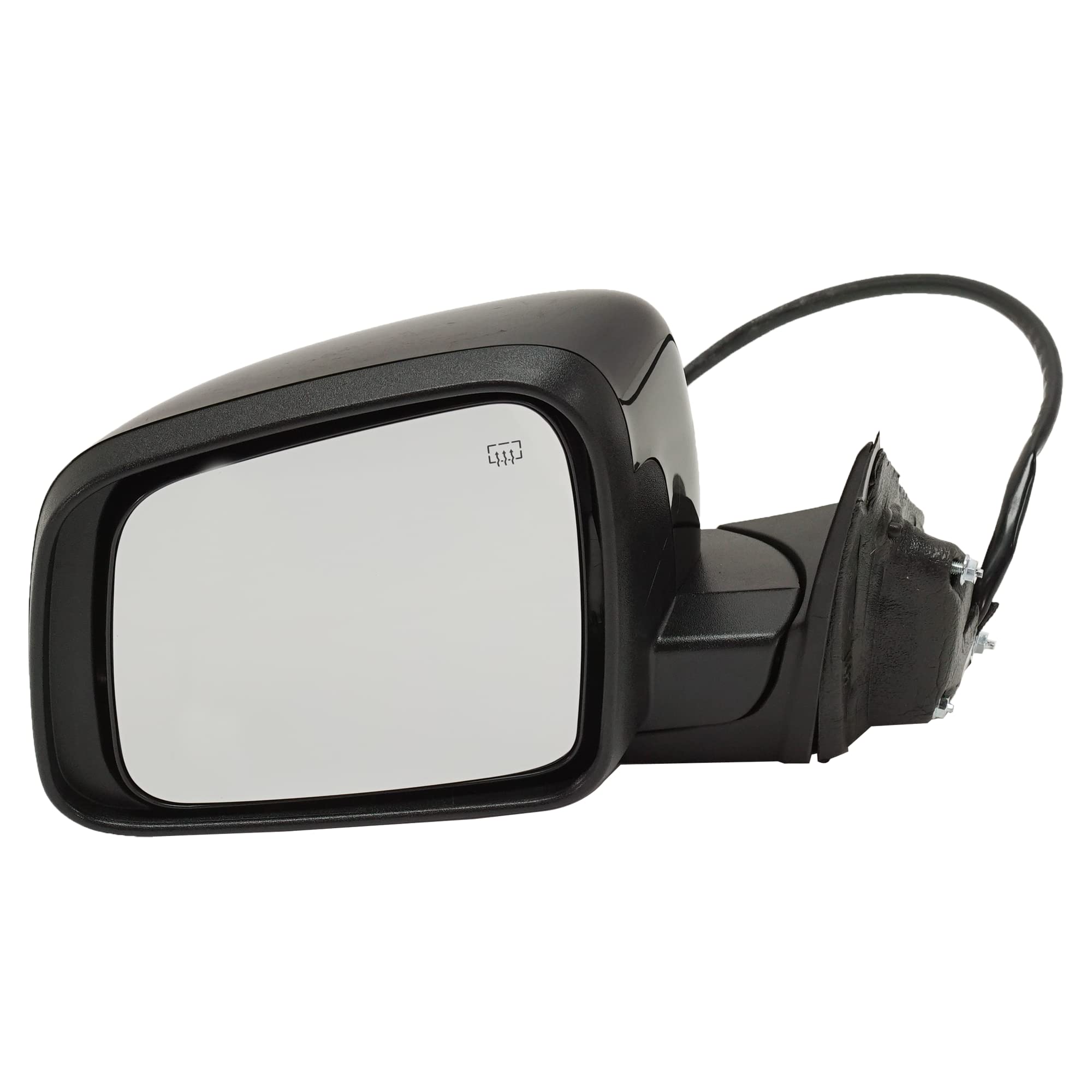 Kool Vue Driver & Passenger Side Power Heated Mirrors for Jeep Grand Cherokee 2014-2021 Power Fold With Signal Light; Without Blind Spot, Memory & Puddle Lamp Paintable