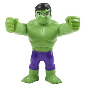 Spidey and His Amazing Friends Marvel Supersized Hulk 9-inch Action Figure,Preschool Super Hero Toy,Kids Ages 3 and Up,Avengers Action Figures