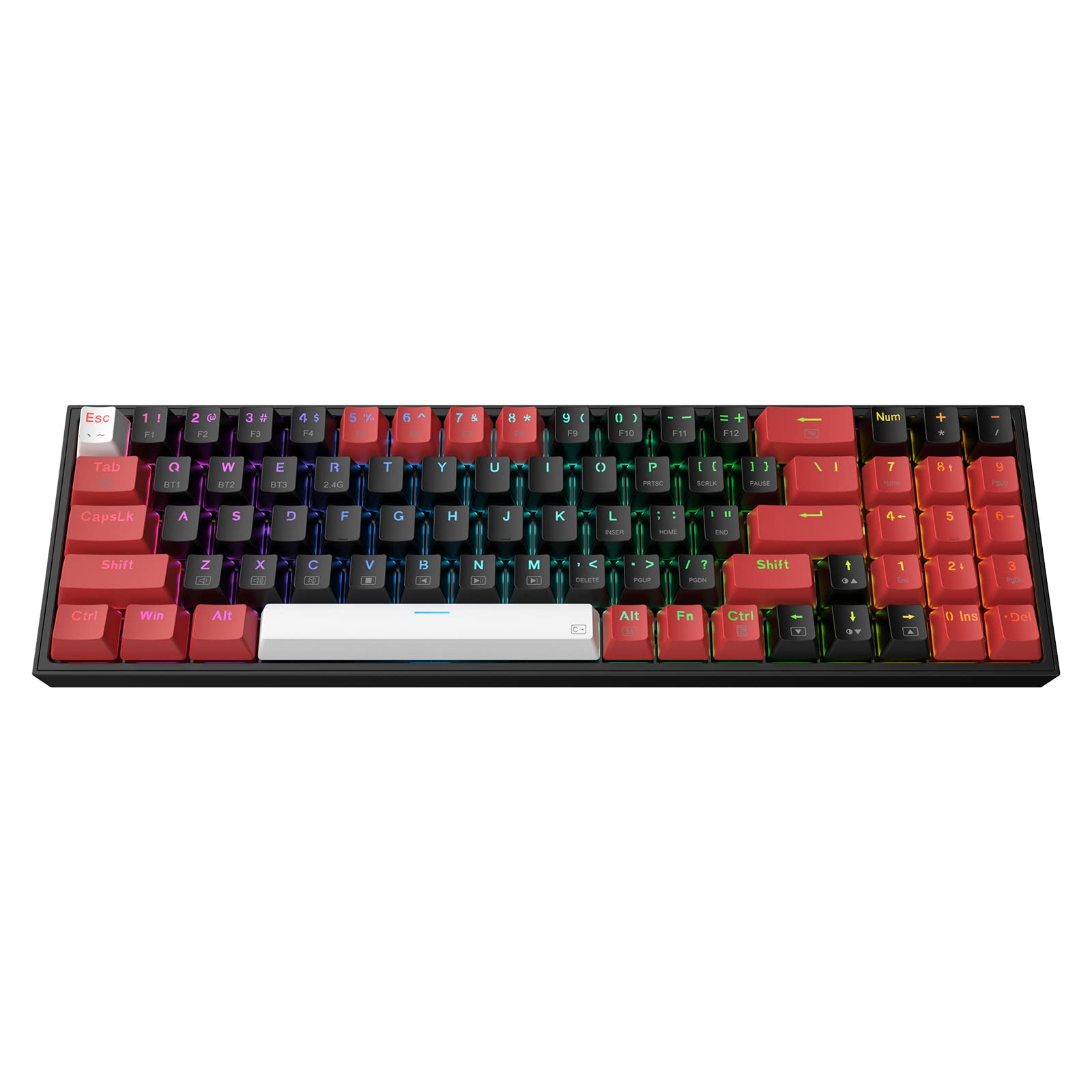 Redragon K628 PRO 60% Keyboard M908 Gaming Mouse Bundle