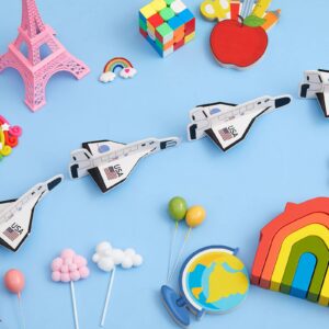 Lewtemi Set of 36 Space Shuttle Gliders, Space Shuttle Toys Plane Flying Toys for Boys and Girls Foam Airplane Glider for Outer Space Party Favors Birthday Party Indoor and Outdoor