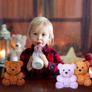 Threan 8 Pieces Mini Plush Bears 6 Inch Small Bear Stuffed Animal Toys Soft Bear Doll Wedding Present Box Stuffers for 2022 Graduation Baby Shower Birthday