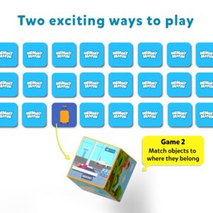 Skillmatics Board Game - Memory Match Where Things Belong, Fun & Fast Memory Game for Kids, Preschoolers, Toddlers, Gifts for Boys & Girls Ages 3, 4, 5, 6, 7