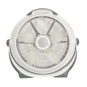 20" Air Circulator Wind Machine, 3-Speed Floor Fan with Pivoting Head, A20301, Gray