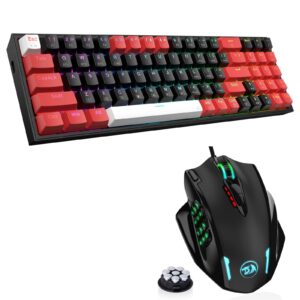 redragon k628 pro 60% keyboard m908 gaming mouse bundle