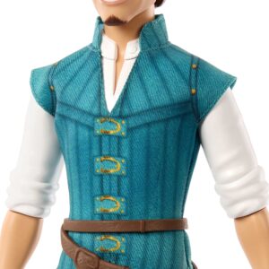 Mattel Disney Princess Toys, Flynn Rider Fashion Doll in Signature Outfit Inspired by the Disney Movie Tangled, Posable Character