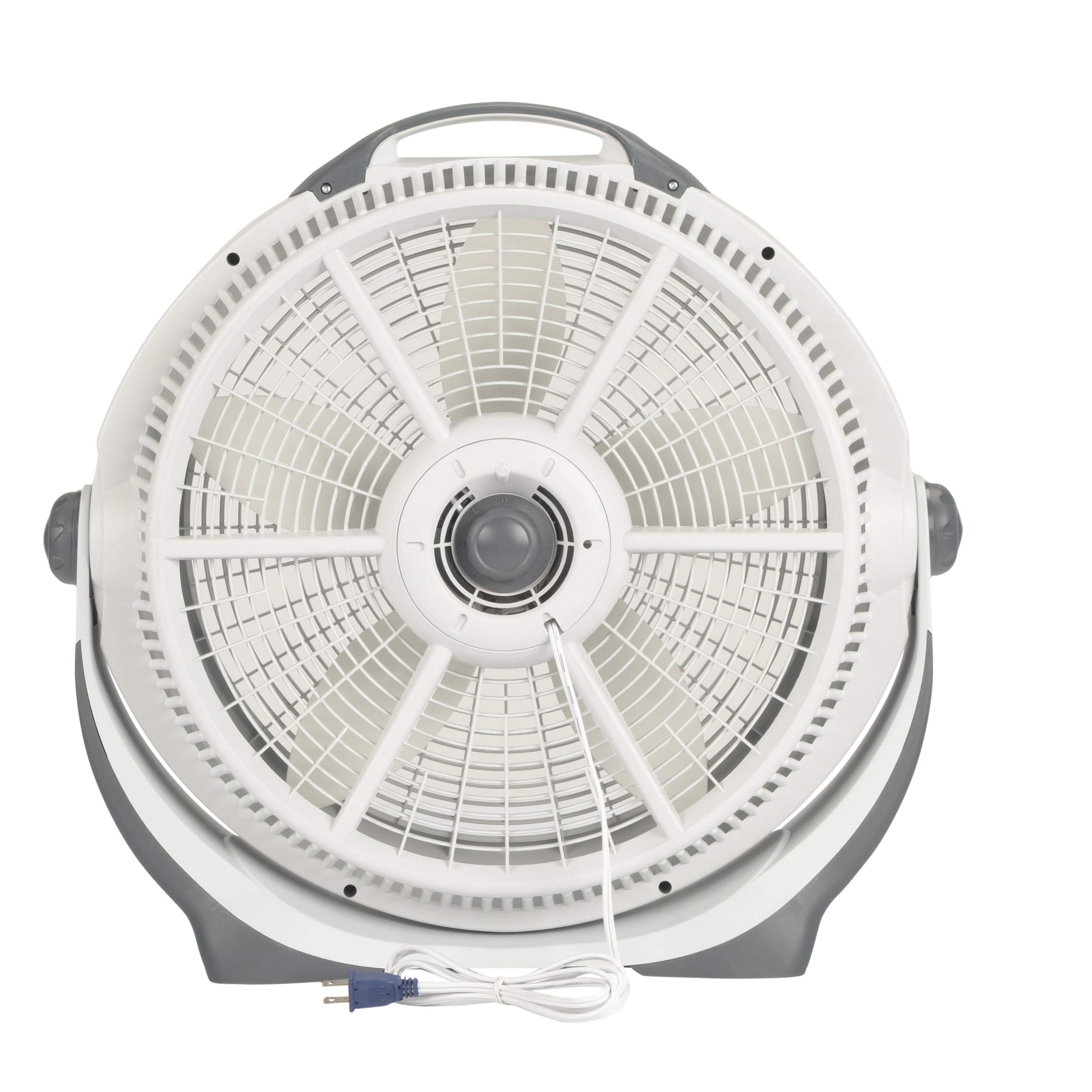 20" Air Circulator Wind Machine, 3-Speed Floor Fan with Pivoting Head, A20301, Gray