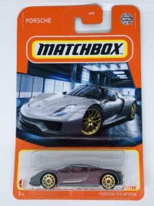 matchbox 2022 - porsche 918 spyder - 31/100