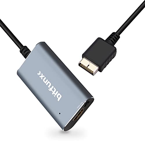 HDMI Adapter for PS1 / PS2, HDMI Converter with RGB/YPbPr Switch for Playstation 1/2 Game Console