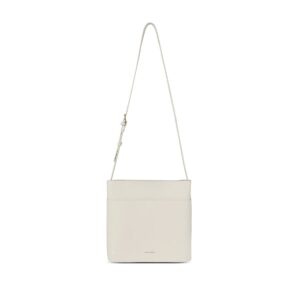 Pixie Mood Mag 10.25 x 11 Vegan Leather Crossbody Bag, Coconut Cream