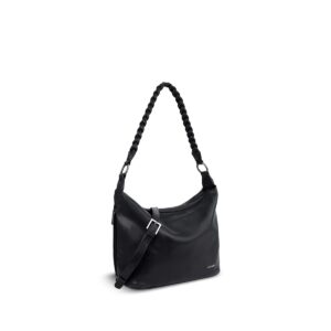 Pixie Mood Tiana 13 x 10.5 Vegan Leather Shoulder Bag, Black