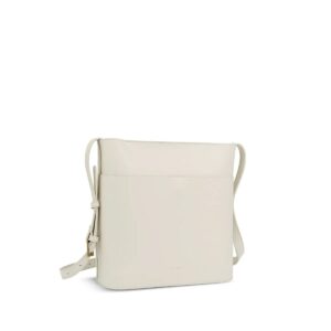 Pixie Mood Mag 10.25 x 11 Vegan Leather Crossbody Bag, Coconut Cream