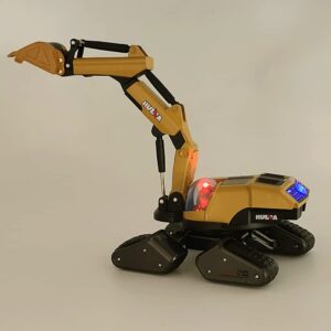 Ailejia Excavator Toy Vehicle Construction Toys, Engineering 1/50 Scale Concept Hydraulic Excavator Toys for Boys (Concept Excavator)