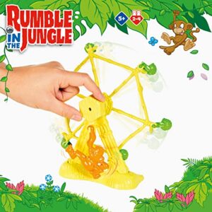 TOMY Rumble in The Jungle — Marble Run Family Board Game for Game Night — Fun Board Games for Kids — Ages 5+, Multicolor