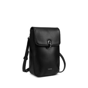 Pixie Mood Nyla 5.5 x 8 Vegan Leather Crossbody Bag, Black