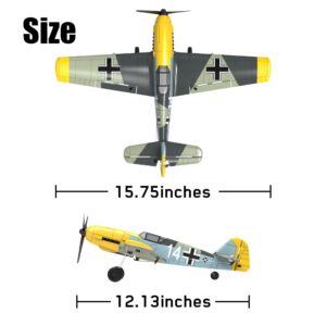 RC Airplanes Remote Control Glider Fighter Hobby 2.4G 4 Channel RC Plane Drones Foam Aircraft Toys for Boy Kids Children Gift BF109