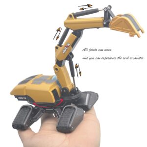 Ailejia Excavator Toy Vehicle Construction Toys, Engineering 1/50 Scale Concept Hydraulic Excavator Toys for Boys (Concept Excavator)