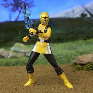 Power Rangers Lightning Collection Beast Morphers Yellow Ranger 6-inch Scale Action Figure, Toys and Action Figures for Kids Ages 4 and Up