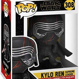 POP Star Wars: The Rise of Skywalker - Supreme Leader Kylo Ren Funko Vinyl Figure (Bundled with Compatible Box Protector Case), Multicolor, 3.75 inches