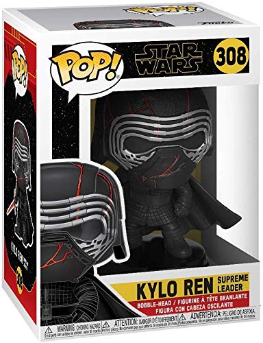 POP Star Wars: The Rise of Skywalker - Supreme Leader Kylo Ren Funko Vinyl Figure (Bundled with Compatible Box Protector Case), Multicolor, 3.75 inches