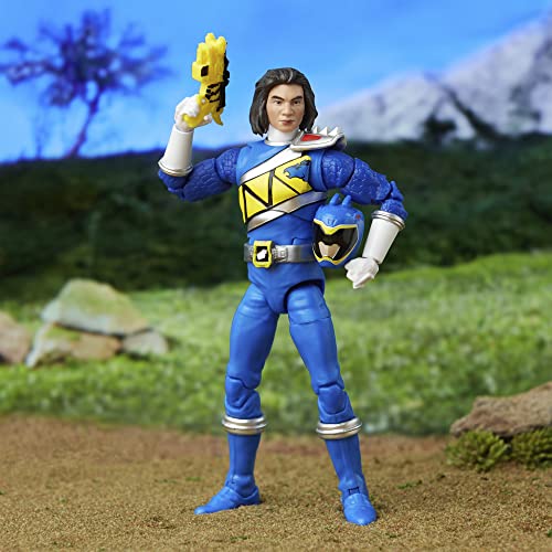 Power Rangers Lightning Collection Dino Charge Blue Ranger 6-inch Action Figure, Toys and Action Figures for Kids Ages 4 and Up