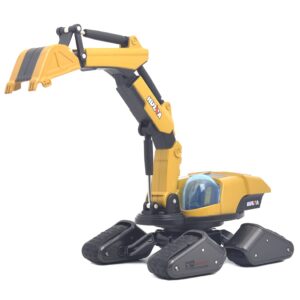 Ailejia Excavator Toy Vehicle Construction Toys, Engineering 1/50 Scale Concept Hydraulic Excavator Toys for Boys (Concept Excavator)