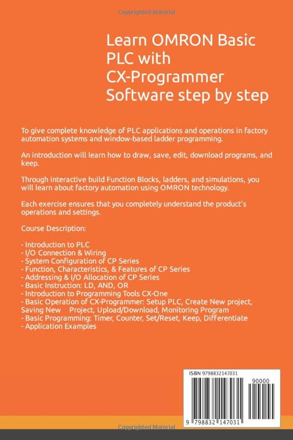 Learn Basic Omron Plc Programming: Step-by-Step Guide to Programming an OMRON PLC Using Ladder Logic and Function Block