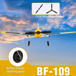 RC Airplanes Remote Control Glider Fighter Hobby 2.4G 4 Channel RC Plane Drones Foam Aircraft Toys for Boy Kids Children Gift BF109