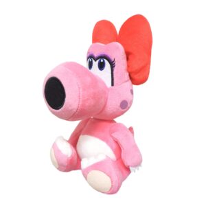 sanei boeki super mario all star collection birdo plush toy, size s, height 7.9 inches (20 cm)