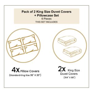 Ambesonne Yellow Submarine Duvet Cover Sets, Sea Theme a Submarine on The White Background Illustration Print, Bedding Set with 2 Duvet Covers & 4 Pillowcases, 2 Pack King Size, Orange and Yellow