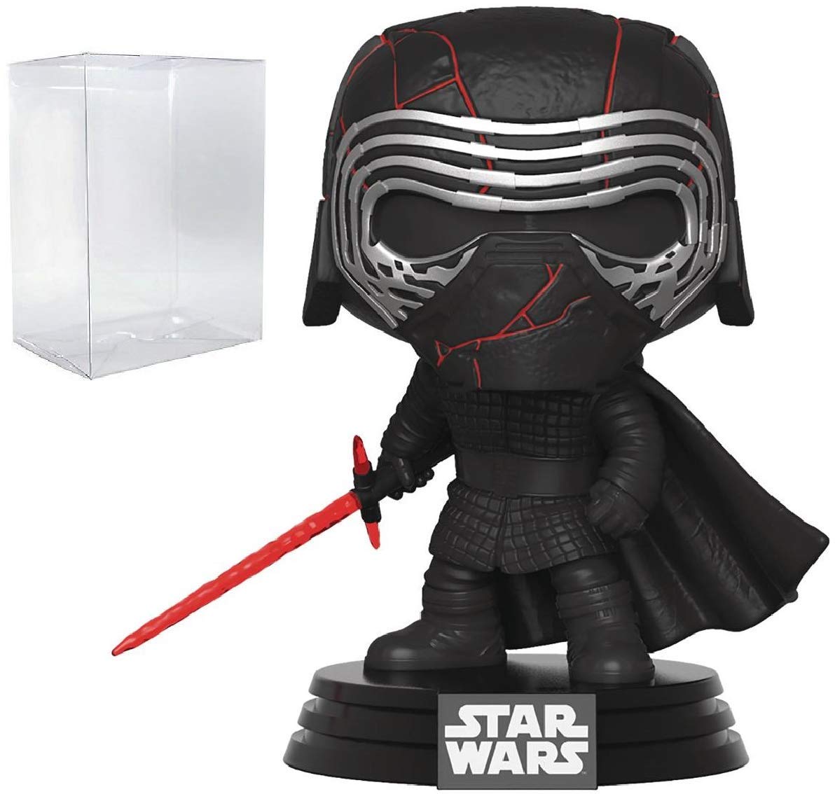 POP Star Wars: The Rise of Skywalker - Supreme Leader Kylo Ren Funko Vinyl Figure (Bundled with Compatible Box Protector Case), Multicolor, 3.75 inches