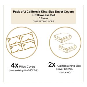 Ambesonne Yellow Submarine Duvet Cover Sets, Sea Life Theme Vehicle Fish and a Crab Illustration Print, Bedding Set with 2 Duvet Covers 4 Pillowcases, 2 Pack Cal King Size, Yellow Pale Blue