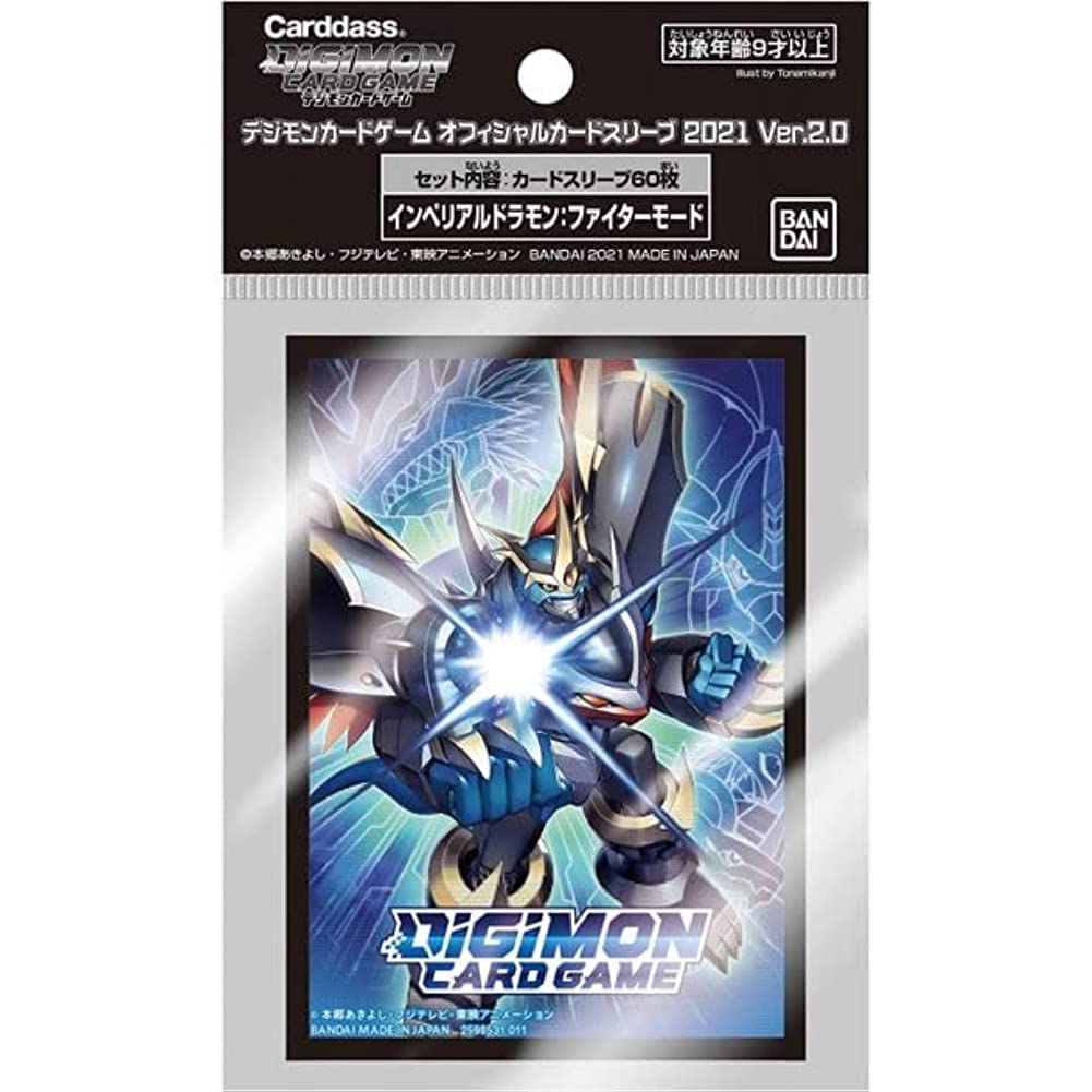 Digimon 60ct Card Sleeves Imperialdramon Fighter Mode Ver. 2.0