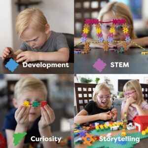 Incredibly Interconnectable Toys KADU Forest 250 Piece Set - STEM/STEAM Building + Construction Toy, for Open + Imaginative Play Ages 5+