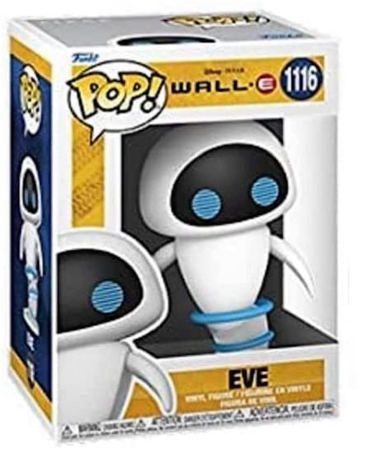 Funko Pop - Disney Pixar - Wall-E, Eve, and Mo Figures - in Pop Protector and Box - Set of 3