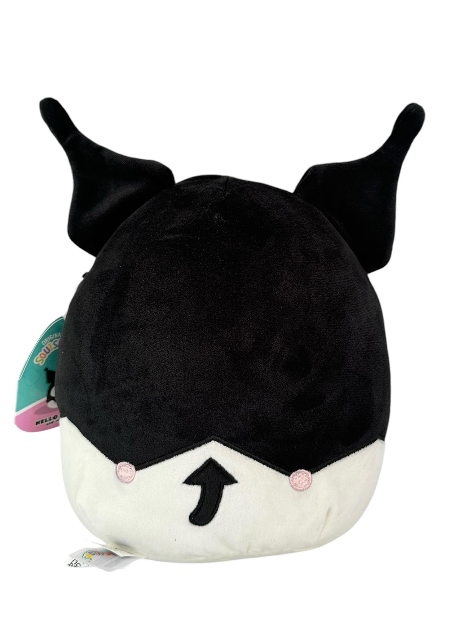 Squishmallows Official Kellytoy Sanrio Squad Squishy Stuffed Plush Toy Animal (Kuromi, 8 Inch)