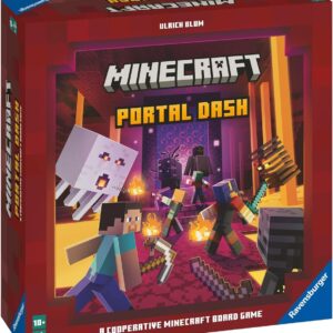 Ravensburger Minecraft: Portal Dash - Engaging Family Board Game for Kids and Adults | Adventure-Packed Gameplay | Ideal Gift for Minecraft Enthusiasts | Suitable for Age 10 and Above