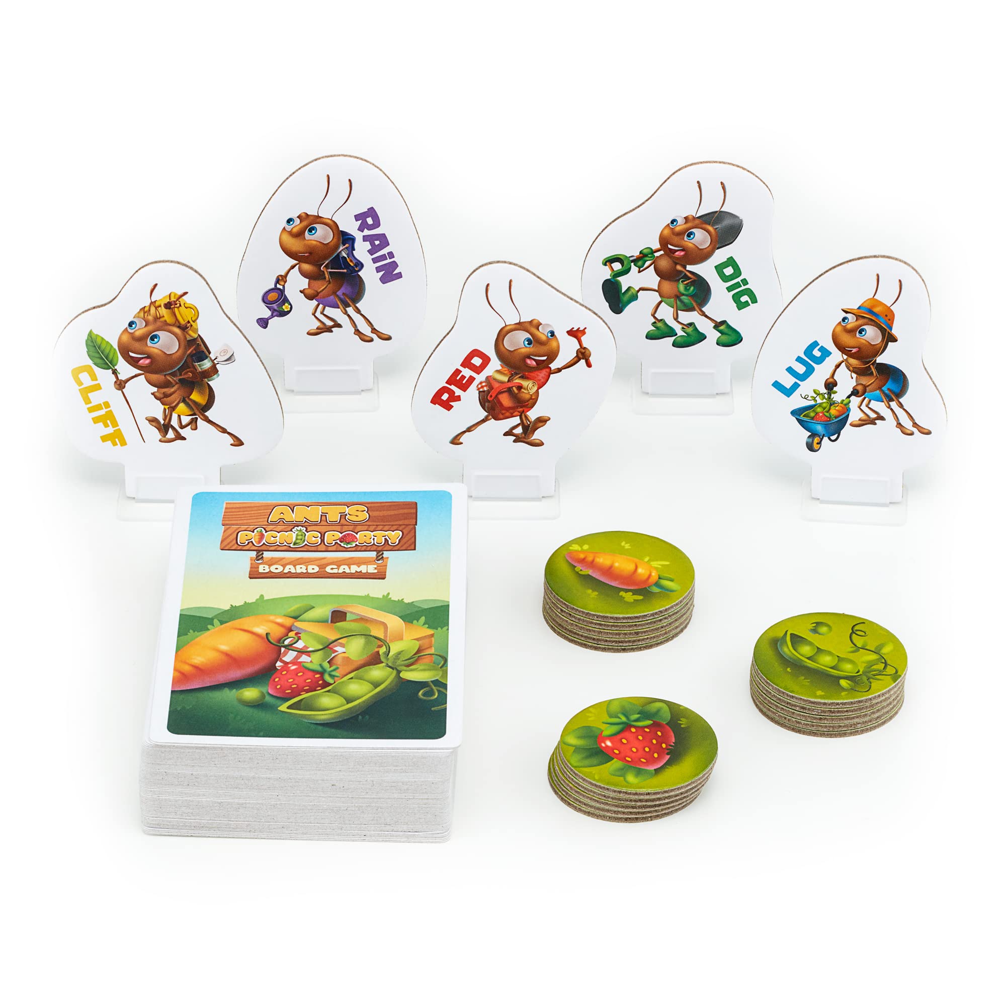 Jumping High Five Ants Picnic Party Board Game! Childrens Cooperative Garden Bug Picnic Game for Kids Ages 4 and Up, Learn New Skills Through Play, Perfect for Family Game Night