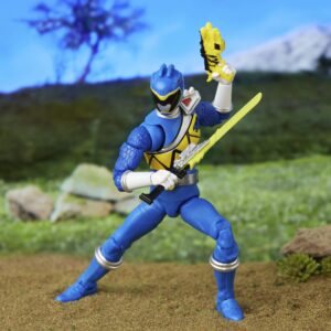 Power Rangers Lightning Collection Dino Charge Blue Ranger 6-inch Action Figure, Toys and Action Figures for Kids Ages 4 and Up