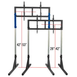 SimFab Monitor and TV Stands Height Adjustment Extension Kit. Up to Additional 11 Inches