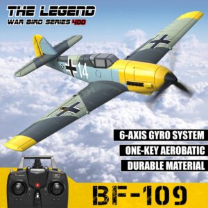 RC Airplanes Remote Control Glider Fighter Hobby 2.4G 4 Channel RC Plane Drones Foam Aircraft Toys for Boy Kids Children Gift BF109