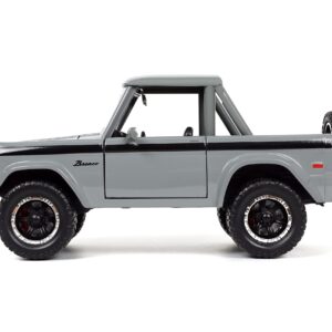 Jada Toys Just Trucks 1:24 1973 Ford Bronco Die-cast Car Grey, Toys for Kids and Adults