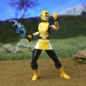 Power Rangers Lightning Collection Beast Morphers Yellow Ranger 6-inch Scale Action Figure, Toys and Action Figures for Kids Ages 4 and Up