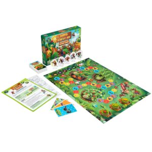 Jumping High Five Ants Picnic Party Board Game! Childrens Cooperative Garden Bug Picnic Game for Kids Ages 4 and Up, Learn New Skills Through Play, Perfect for Family Game Night