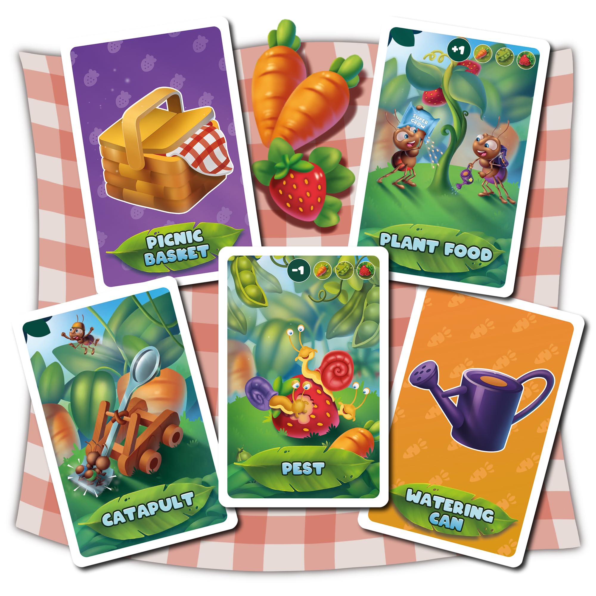 Jumping High Five Ants Picnic Party Board Game! Childrens Cooperative Garden Bug Picnic Game for Kids Ages 4 and Up, Learn New Skills Through Play, Perfect for Family Game Night