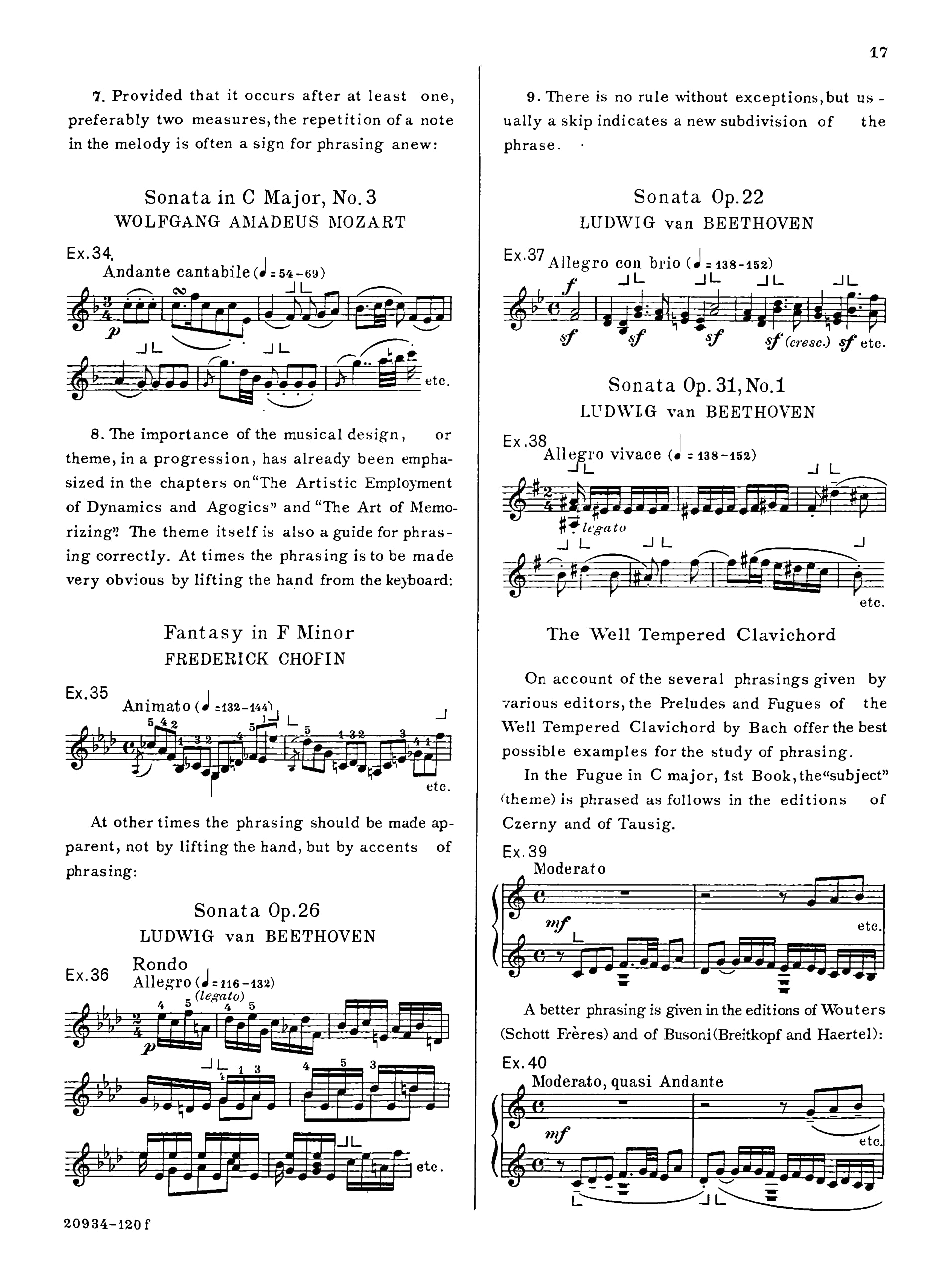 Master School of Piano Playing and Virtuosity Book 7 School of Embellishments, Expression, and Style by Alberto Jonas. [Nicely Re-Imaged student Loose Leaf Facsimile]