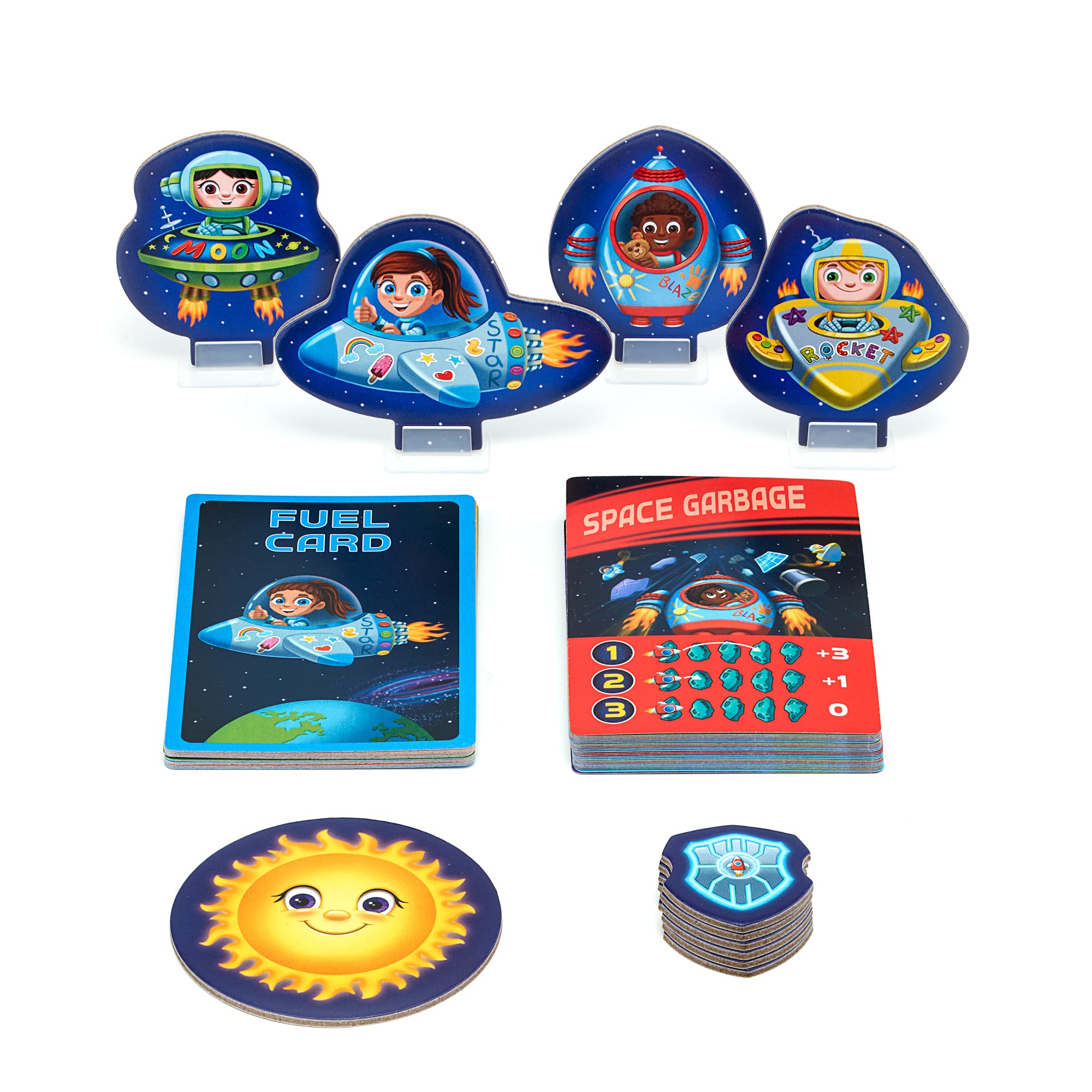 Jumping High Five Little Astronauts Board Game! Space Adventure Game for Kids Ages 4 and Up, Learn Through Play, Fly Around The Solar System in A Rocket Ship, Perfect for Family Game Night