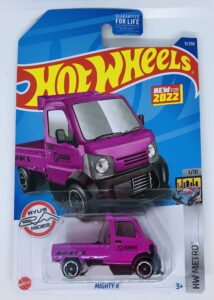 hot wheels 2022 - mighty k - hw metro 1/10 - pink - mint/nrmint - ships bubble wrapped in a box